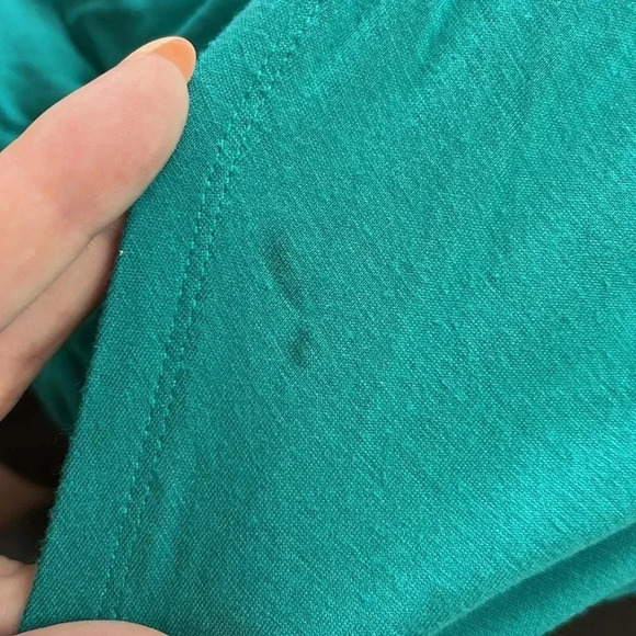 Bisou Bisou Women’s Teal Assymetric Maxi Skirt Medium - Picture 7 of 8